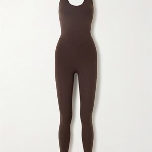 lululemon athletica Brown Full-Length Fitted Jumpsuit